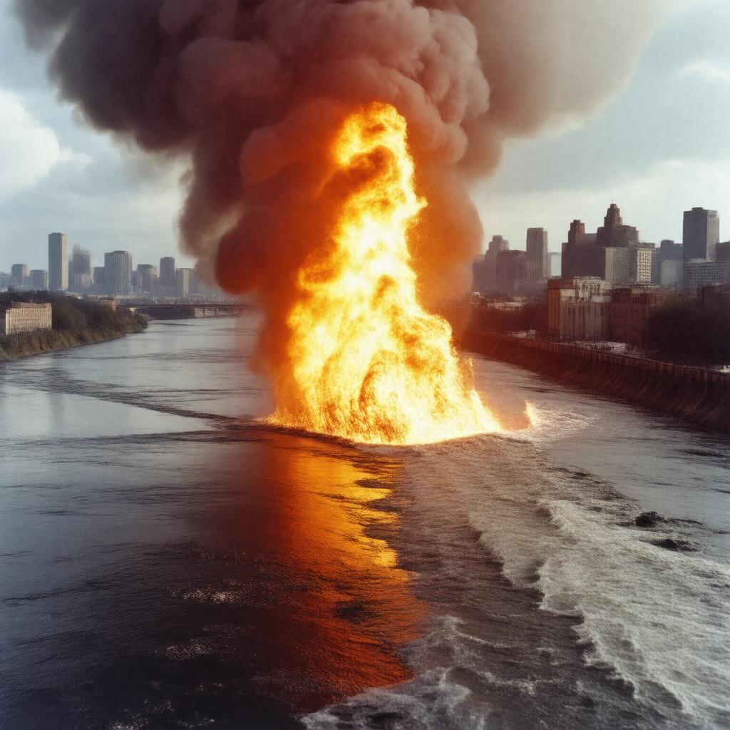 Cuyahoga River fire